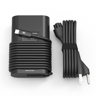 65w 45w Usbc Type C Laptop Charger Replacement For Dell Latitude 7275 7370 5420 