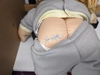 Vintage Cabbage Patch Kid 1985 Blonde Hair Blue Eyed Girl Ponytail Exercise — photo 2