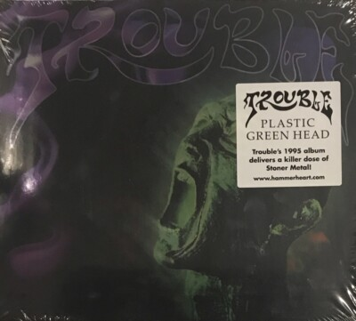 #ad Trouble Plastic Green Head CD 2022 Hammerheart HHR2022 12 Slipcase NEW *NL $20.95