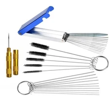 	LImeiy Carburetor Carbon Dirt Jet Remove Cleaner 13 Cleaning Wires Set + 10	