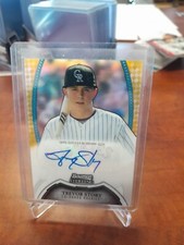 2011 Bowman Sterling Trevor Story Gold Refractor Autograph Rookie #D 27/50 Jer #