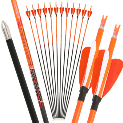 32'' Carbonpfeile SP400-1000 Jagdpfeil 4.2mm Bogenschießen Compound RecurveBogen