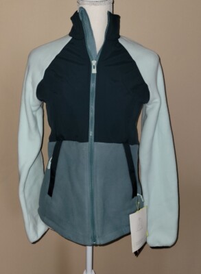 All in Motion Polartec 200 Series Women's Teal Fleece Zip Jacket XS New 
