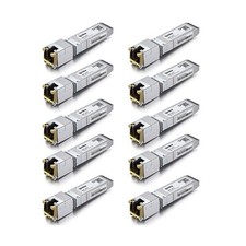 1.25/2.5/5/10G SFP RJ45 Copper Transceiver, 10GBase-T RJ-45 SFP Module for ...