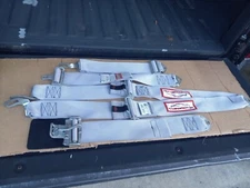 5 Point Latch Style Racing Harness 3in. Gray Seatbelt 16.1 SFI RACERDIRECT