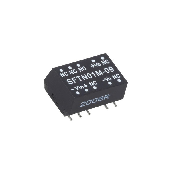 SFTN01M-09 Wandler: Dc/Dc 1W Ueing: 10,8-13,2V 9VDC Iausg: 11,1-111Ma Smd Mean W-image