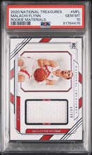 2020 National Treasures /99 Malachi Flynn Rookie Materials MFL - GEM MT - PSA 10