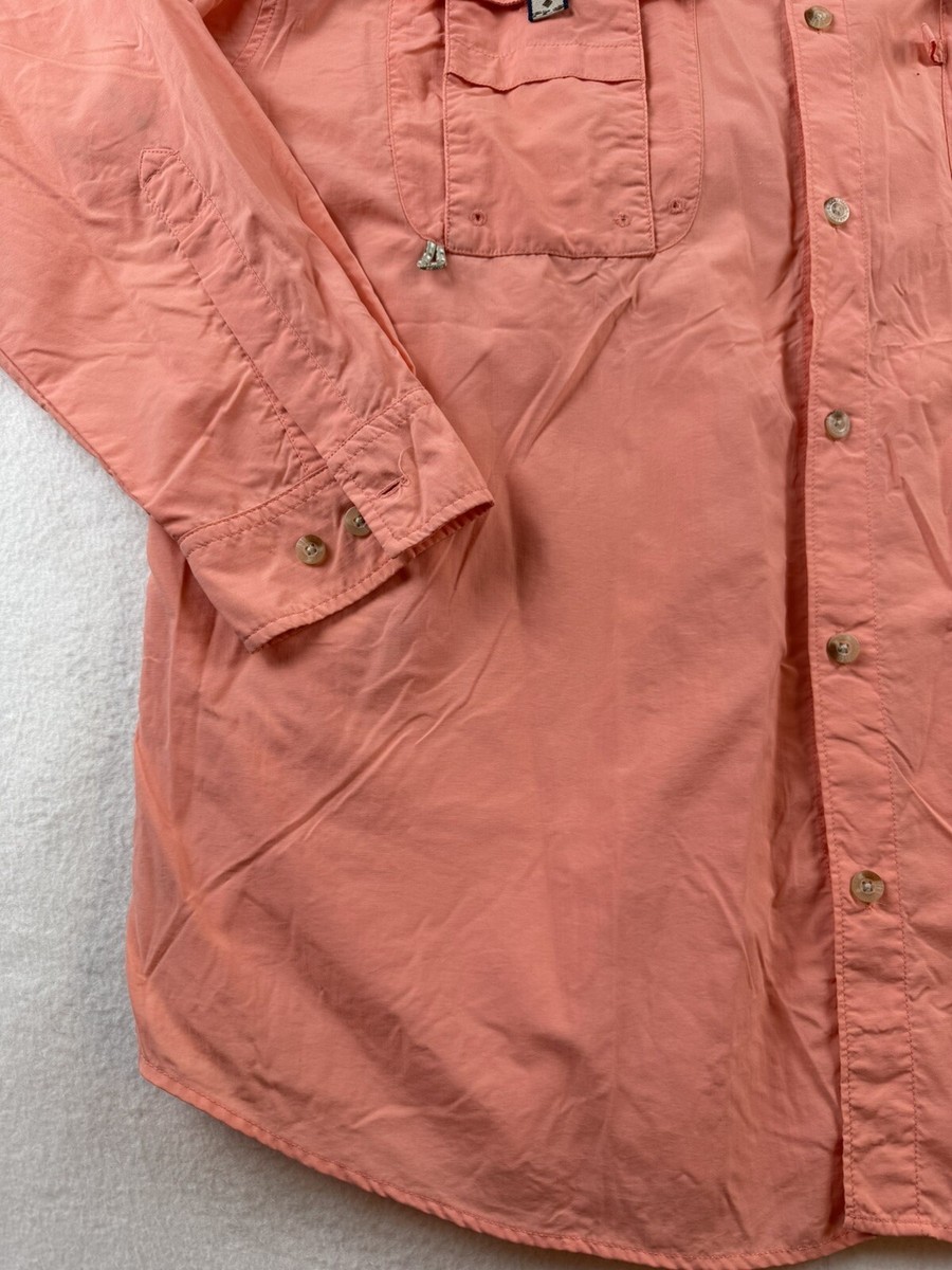 Chemise Columbia PFG Pêche Homme – Orange, Taille L, Légère Et Ventilée (occasion)