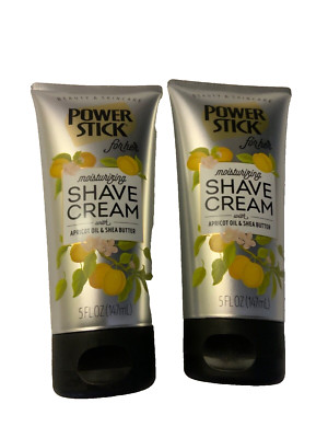 Power Stick For Her Moisturizing Shave Cream With Apricot Oil & Shea Butter 5 Fl