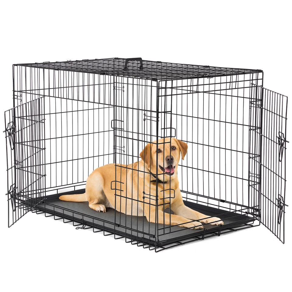 Jaulas para perros, jaulas grandes plegables para mascotas, jaulas de manos portátiles Foto 4 de 4