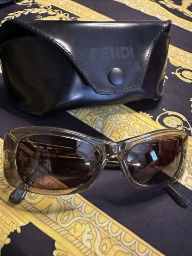 Fendi FS 247 Crystal Beige 135 Made In Italy Women’s Sunglasses EUC