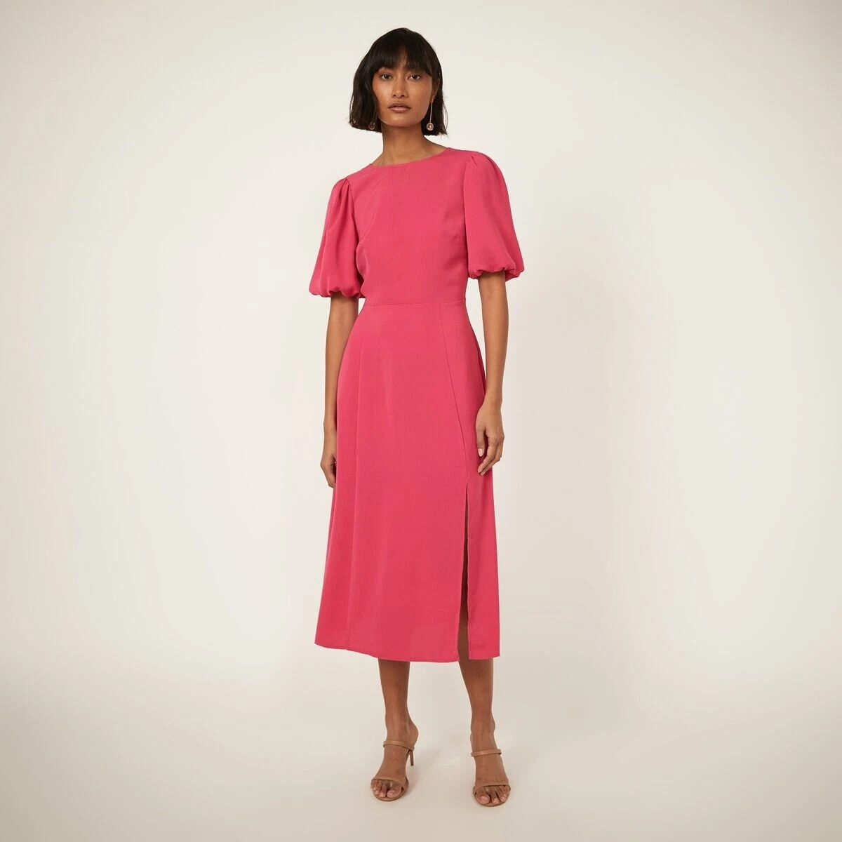 Warehouse sales pink dress