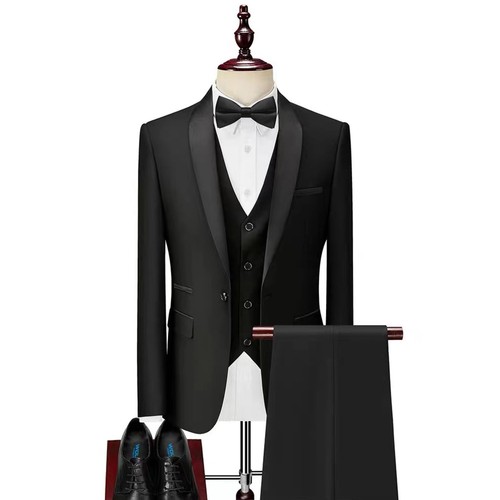 JEMYGINS Mens Pre-tied Black Bow Tie for Wedding Party Adjustable Bowties(6) - Picture 5 of 5