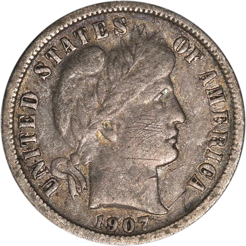 1907-O Barber Dime