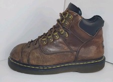 Vtg Doc Martens Sz 8M 9W Grizzly Chunky Platform Oxford Boots Shoes Brown