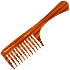 Giorgio G53 Wide Tooth Comb for Curly and Thick Hair - Large Handmade Detangler