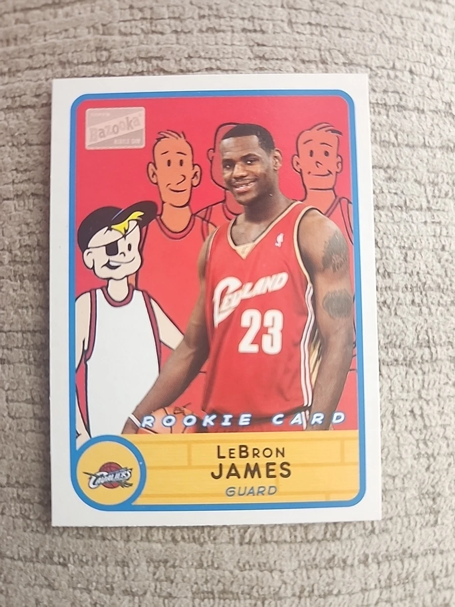 Bazooka LeBron James Basketball Sports Trading Card Singles for