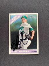 Brett Graves Signed 2015 Topps Heritage Minor League Card Beloit Snappers COA