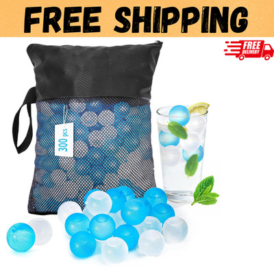 Reusable Ice Cubes Coolers Zero Refreezable Ice Cubes Set W/ Storage Bag