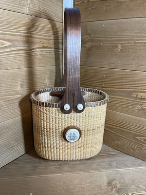 Nantucket Double Wine Basket