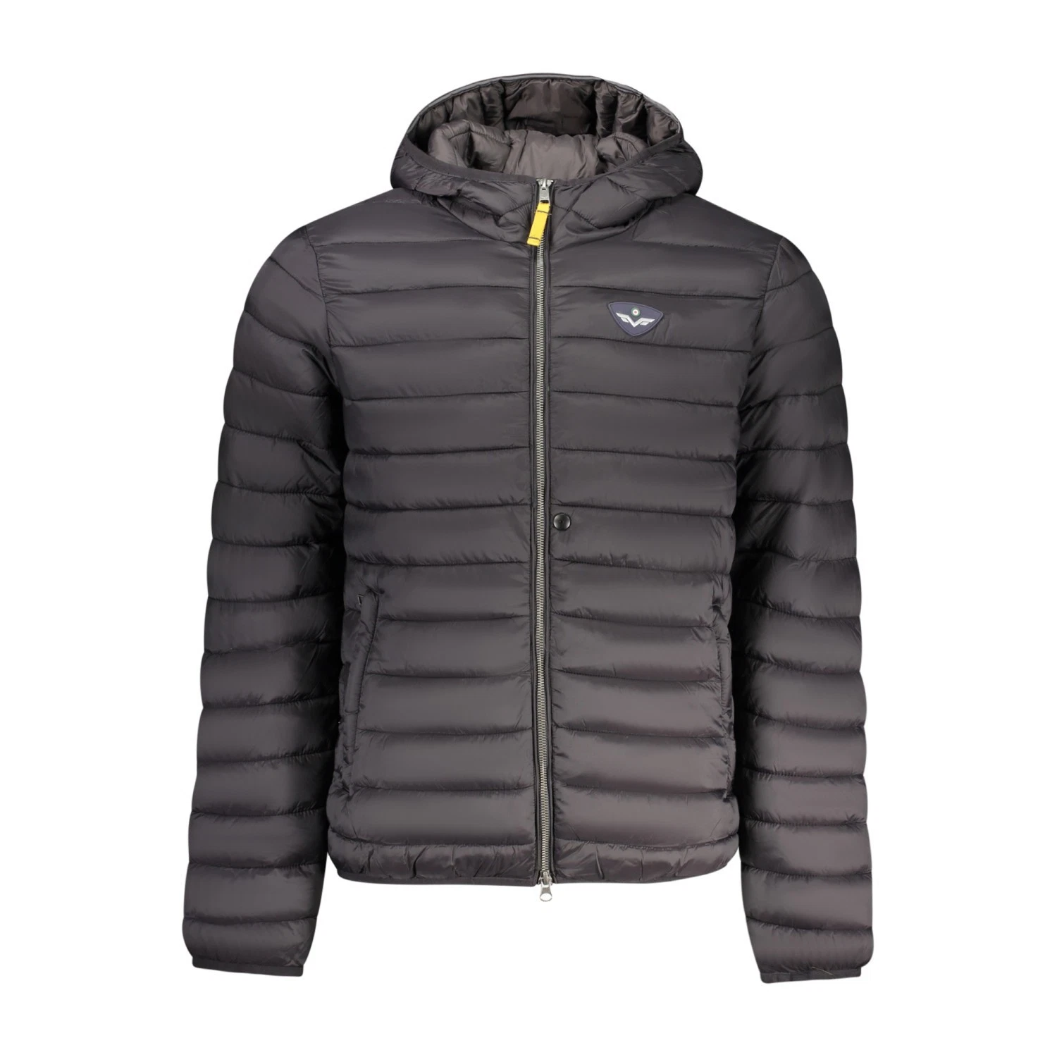 Men's short jacket between-seasons jacket quilted cardigan jacket with hood S...