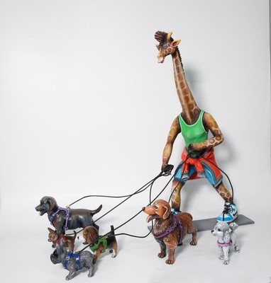 CARLOS AND ALBERT  '' DOG WALKER''.. MUST SELL ..... 1765.00.$ just lowered price