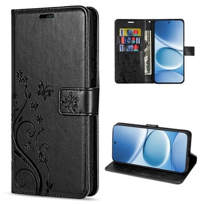 Hülle für Xiaomi Redmi Note 15 Pro 5G Handyhülle Wallet Case Klapphülle Schwarz