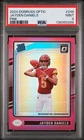2024 PANINI DONRUSS OPTIC #248 JAYDEN DANIELS PINK PSA 9