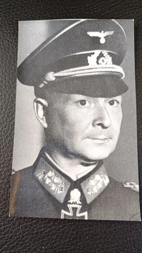 WW2 German Photo: Studio Portrait of General der Panzertruppe Walter Fries