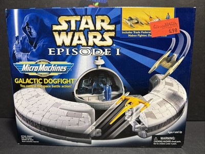 STAR WARS GALOOB MICRO MACHINES GALACTIC DOGFIGHT SEALED BOX THE PHANTOM MENACE
