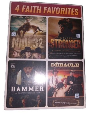 4 Faith Favorites DVD set (Nail 32, We Are Stronger, Hammer, Debacle) (NEW!)