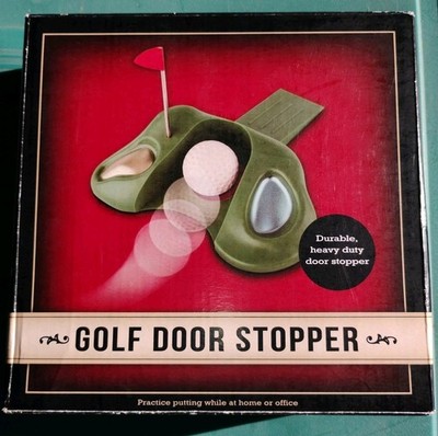 Golf Door Stopper - Practice Your Putting - Get a Hole in One!  Durable & Heavy