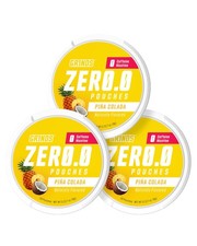 GRINDS ZER .  Caffeine-Free Pouches, Pi a Colada, Sugar-Free, 3 Cans