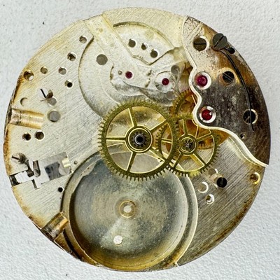 Vintage 31mm Helbros 17 Jewel Chronograph Men's Wristwatch Movement Landeron