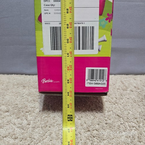 NUOVO Barbie Bambina 5 Pezzi Junior Golf Set, Mazze da Golf, Borsa, Visiera, Scatola Originale - Foto 13 di 15