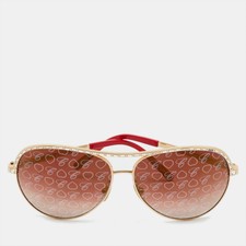 Chopard Gold Tone/Pink Gradient Crystal SCH80...
