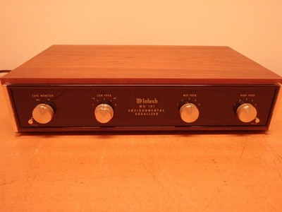 MCINTOSH MQ101 Environmental Equalizer VINTAGE w/Wood Cabinet Tested / Works
