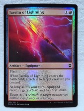 Javelin of Lightning 185/361 Foil Common Commander Legends: Battle for Baldur's