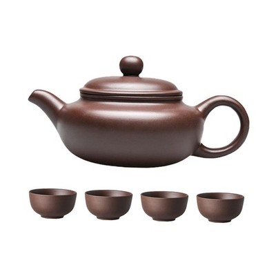 Keramik Teekanne Chinesischer Teekessel Teekocher Wasserkocher Handarbeit mit Teetasse