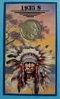 1935 S  Buffalo Nickel - 5 cents - 55x110 mm #B15