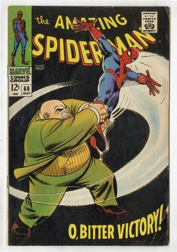 Amazing Spider-Man #60 VG+ 4.5 off-white pages  Kingpin cover  Marvel  1968