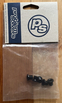 Problem Solvers 8mm Chainring Bolts Set of 5 Inner, Black