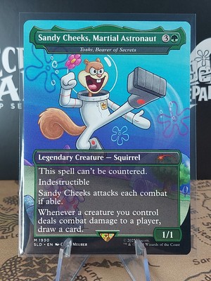 1x Sandy Cheeks, Martial Astronaut, Non-Foil, Spongebob Secret Lair Drop, MTG NM