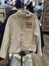Disney Parks 2025 WDW Sherpa Zip Up Jacket Size Large New