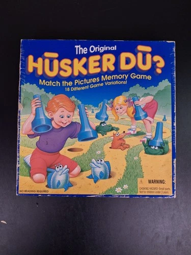 Vintage Original Husker Du? Board Game 1994 Parker Bros Match Pictures Memory