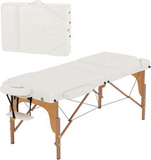 Massage Bed Portable Massage Table 77" L 28" W Lash Bed Height Adjustable 3 Fold