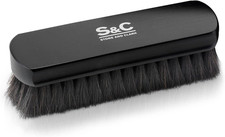 Premium Horsehair Shoe Polish Brush Handcrafted Beechwood Shoe Brush for Shine