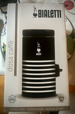 Bialetti Dosa Caffè 250gr ground coffee doser.  Compatible w/moka pots 1-9 cups.