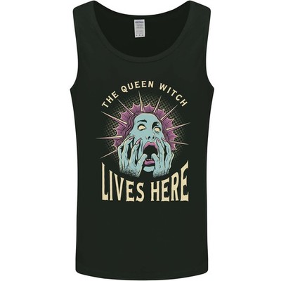 Queen Hexe Lustig Halloween Frau Freundin Herren Tanktop