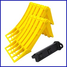 2x Hemmschuh klappbar mit Doppelhalterung Unterlegkeil 6500kg 6,5t LKW Anhänger